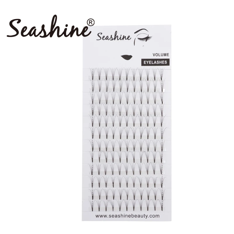 Seashine Short Stem lashes 2D-6D Pre Fanned Lash Extension Supplies Volume Lashes 4D Pre Made Volume Fans Eyelash Extension