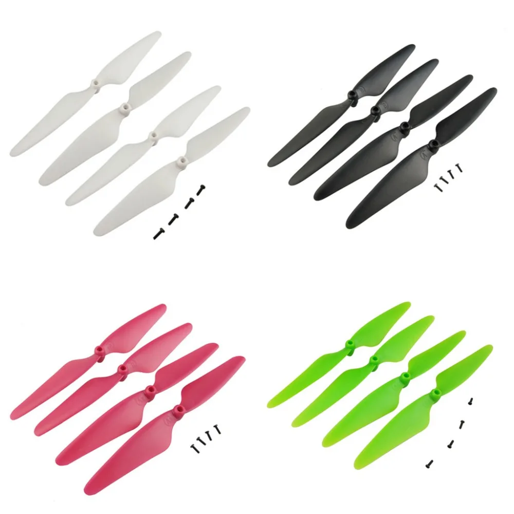 Hubsan H502S X4 Propellers Paddle CW CCW RC Drone Blades Airscrew 4Pcs For H502E Prop Quadcopter Spare Parts Red Green White