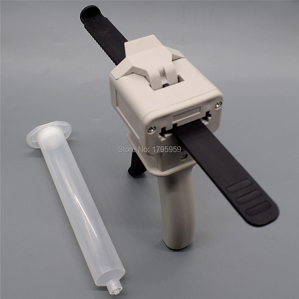 Pistole per colla Utensile manuale Pistole per liquidi singole da 55 ml Dispenser adesivo Colla UV da 55 cc Pistola per mastice manuale con barile di siringa erogatore da 55 ml