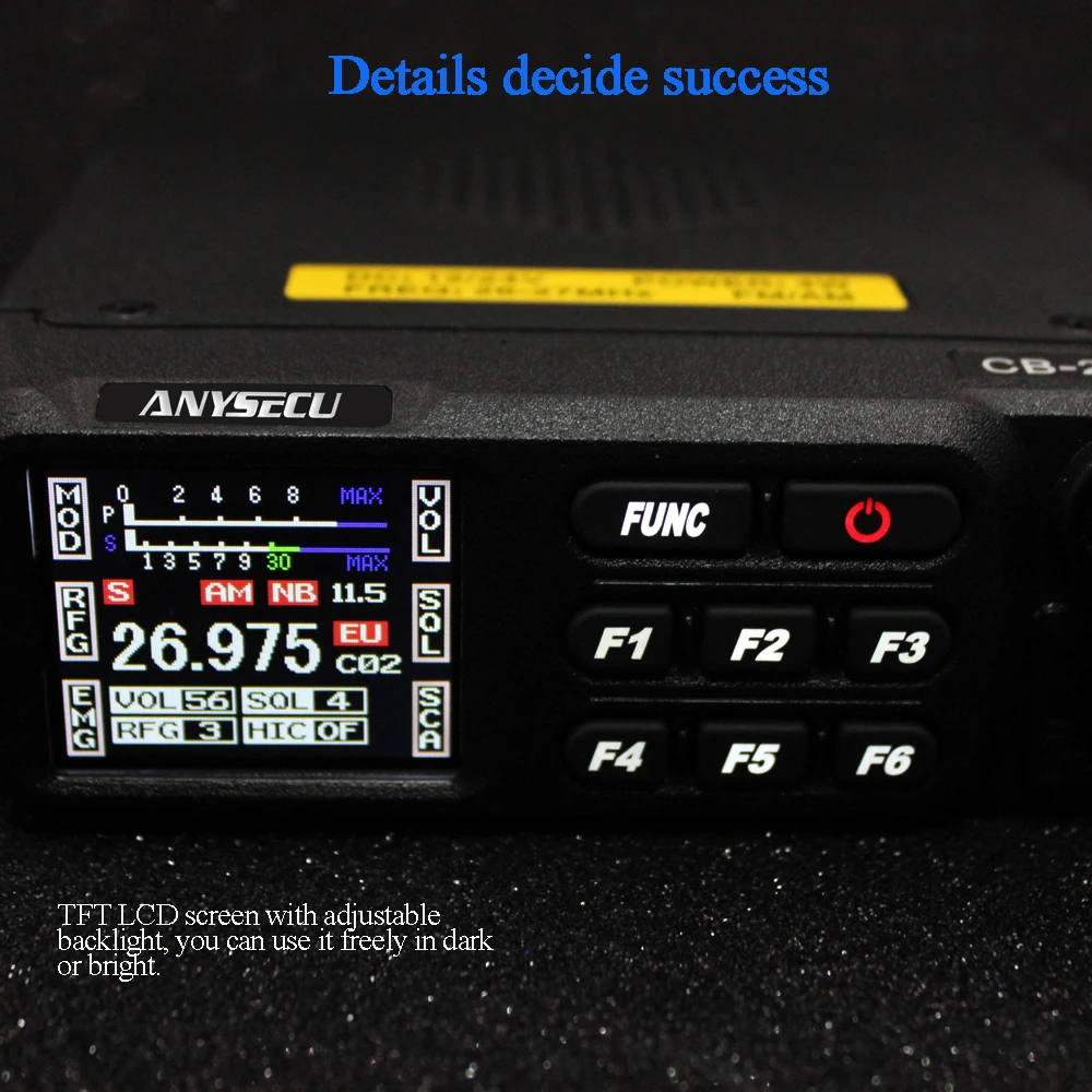 CB 라디오 A-CB27 단파 모바일 라디오, 26.965-27.405MHz AM/FM, 시민 브랜드 리스센스, 무료 27MHZ 단파 라디오 CB-27