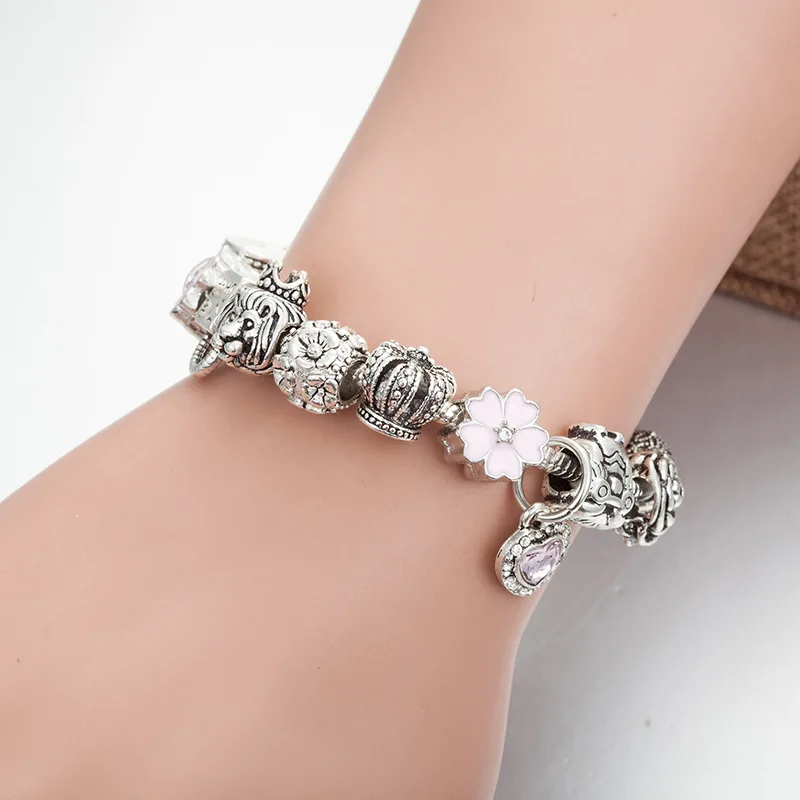 Fashion Jewelry Bracelets.Pdor bracelet,Crystal glass beads bracelet,Girl's gift