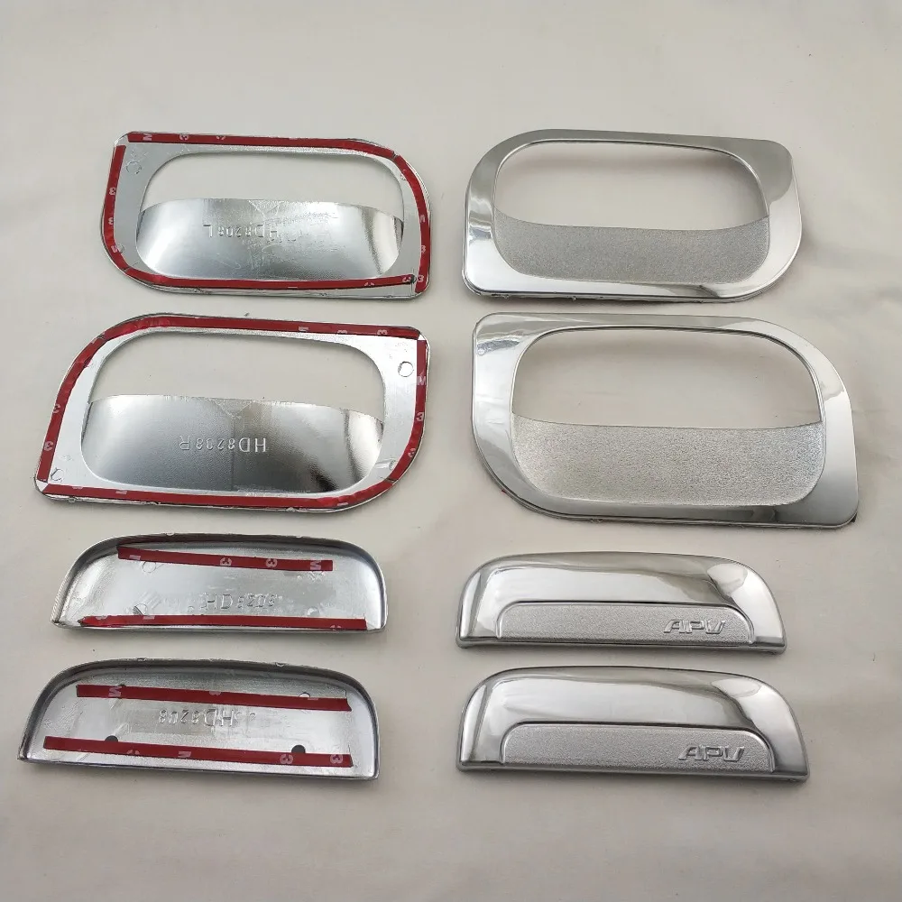 For Suzuki APV van Arena GX 2004-2012 Car The door handle bowl Covers ABS Chrome Accessories Stickers Car Styling 8pcs