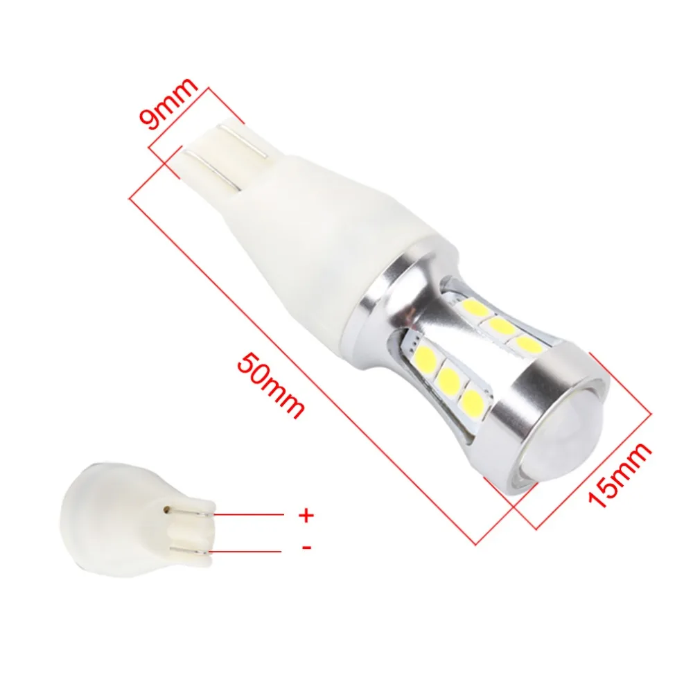 2Pcs W16W Led Light T15 Led Signal Lights 1000LM Wedge Reverse Lights Canbus NO Error 921 912 Car Light Bulbs Auto Lamp 6000K