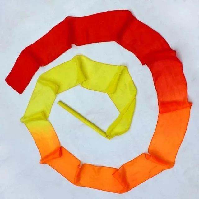 Streamer de colores degradados para danza del vientre, accesorios de escenario profesionales, sexy, 3 tamaños, envío gratis