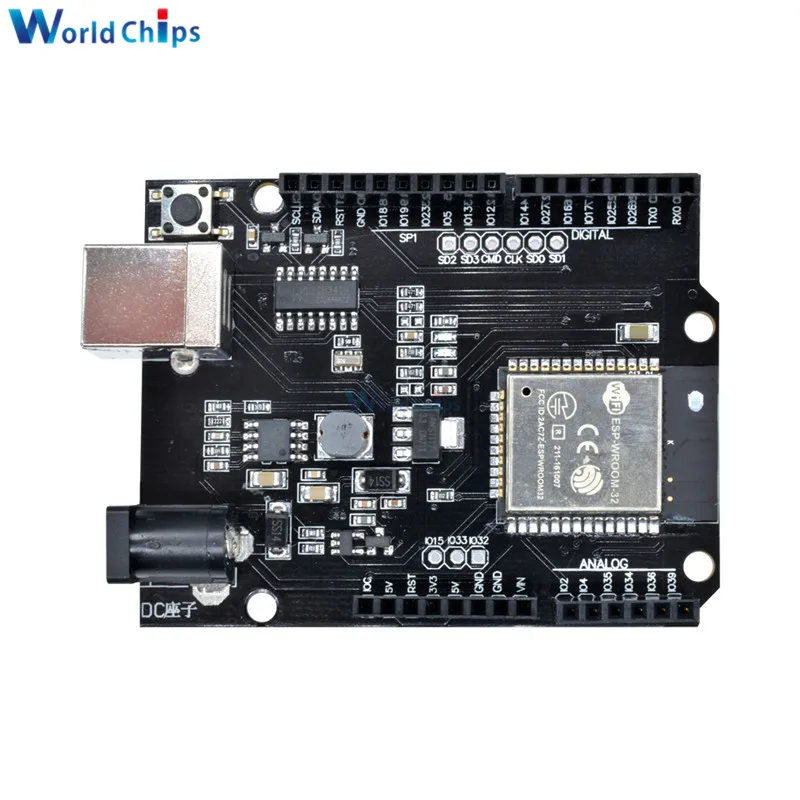 ESP32 Wifi Development Board for Arduino R3 Wemos D1 R32 Mini WIFI Wireless Bluetooth CH340 USB Type B / Micro USB Adapter