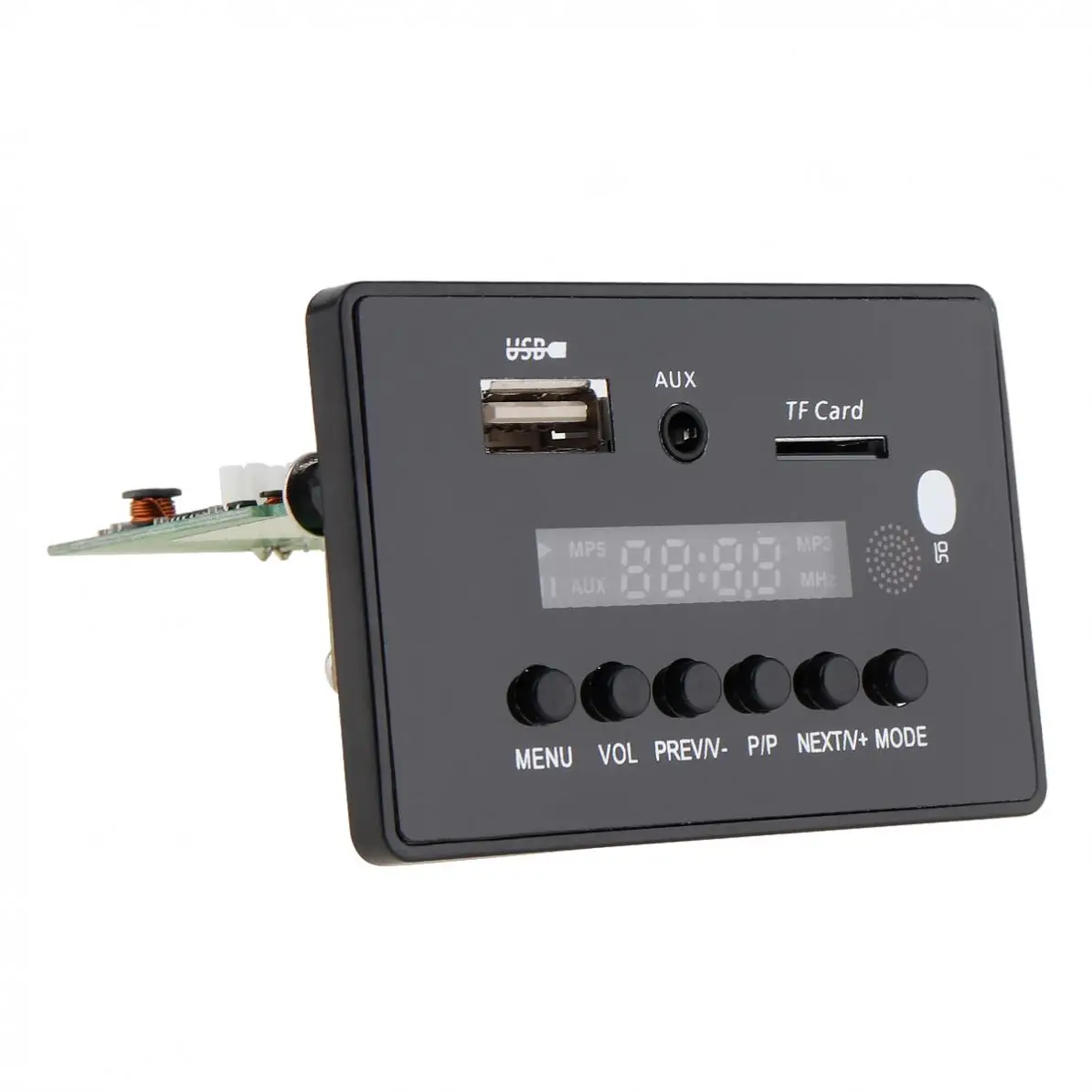80Hz-15KHz 12V DTS Lossless Bluetooth-compatible Video Player Decoder Support USB TF AUX FM Radio for MP3 / MP4 / MP5