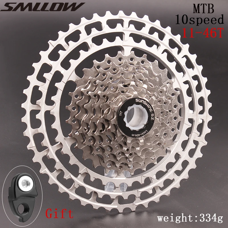 SUNSHININE-SZ 10 speed freewheel 11-46/50T bicycle freewheel MTB Mountain Bike cassette freewheel 33speed Large flywheel