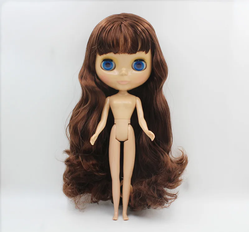 Blygirl,Blyth doll,Brown bangs, regular body, 7 joint dolls,Tan skin,DIY dolls, can be replaced with multi-joint body