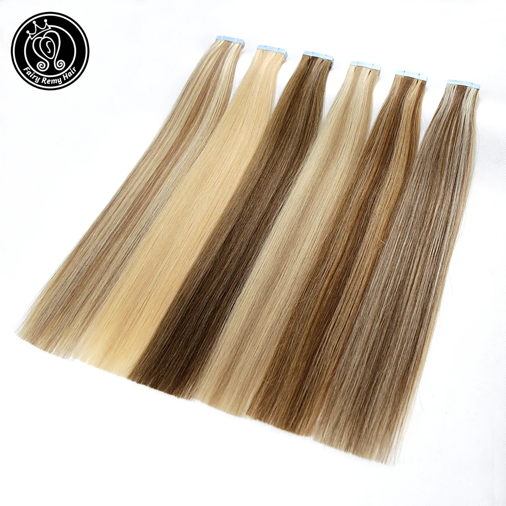 

Tape In Human Hair Extension Real Remy European Human Skin Weft Tape On Straight Hair Extensions 16" 18" 20" 22" 2g/pc 40g/pack