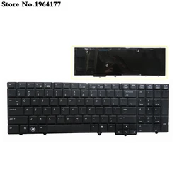 US Laptop Keyboard FOR HP EliteBook 8540 8540P 8540W English New Black