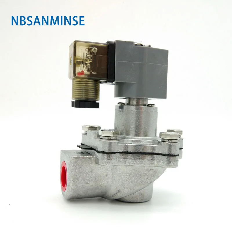 NBSANMINSE QG-Z G1/2 3/4 1 1-1/4  DC24V / AC110V Pulse Jet Valve Dust Collector Solenoid  Diaphragm Valve Replace GOYEN