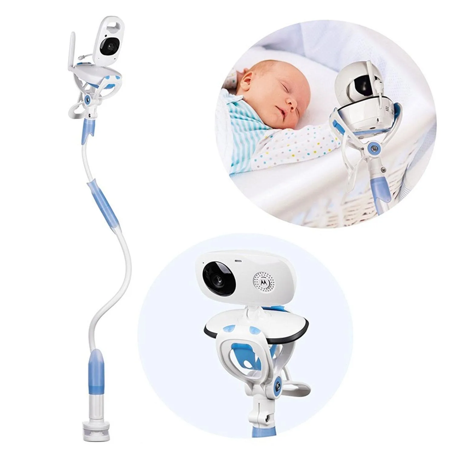 Besegad  95cm Universal Infant Video Baby Monitor Camera Mount Stand Bracket  Shelf for Home Nursery Cribs Lazy Phone Holder