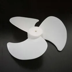 Universal Quality 3-blade White Table or Stand plastic fan blade for 12-inch 300mm 8mm hole