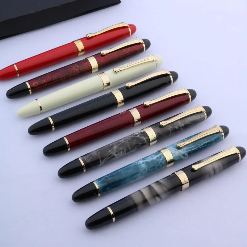 1PC JINHAO X450 METAL OFFICE GOLDEN GIFT Iridium 0.5mm classic GIFT fountain pen Stationery Student Office school supplies