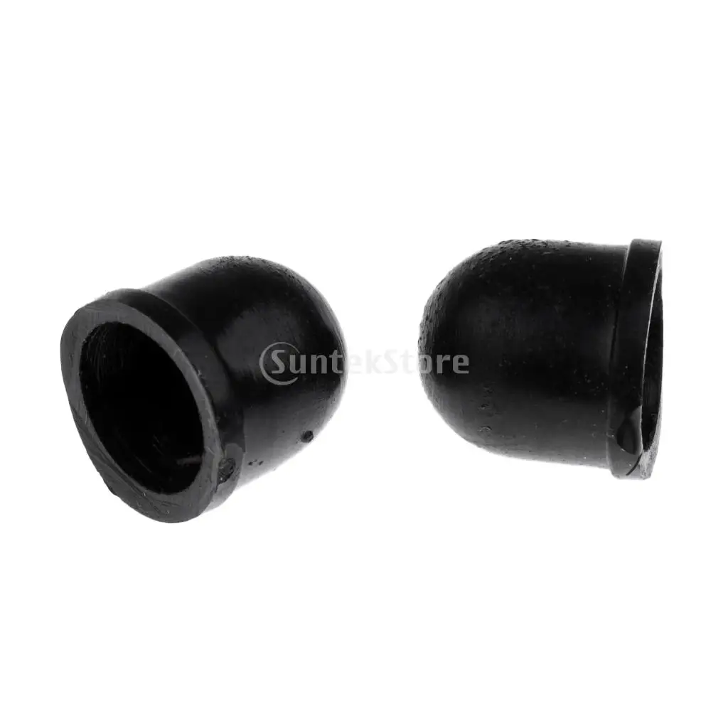 2 Pieces Skateboard Longboard Truck Replacement Pivot Cups 3.25 - Black - 12*10 mm