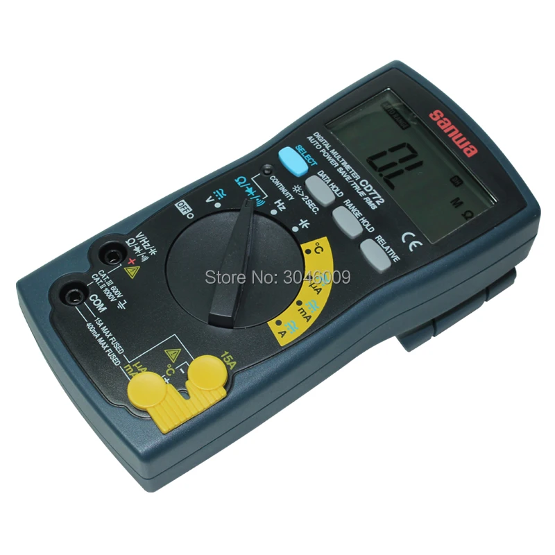 Japan sanwa CD772 Standard True RMS Digital Multimeter with Backlight Resistor/Capacitor/Frequency/Diode/Temperature Test