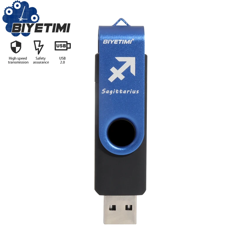 Usb флеш-накопитель Biyetimi 32 Гб OTG, карта памяти 128 ГБ, созвездия, многофункциональный флеш-накопитель 64 ГБ, флешка 16 ГБ, usb 2,0 для ПК