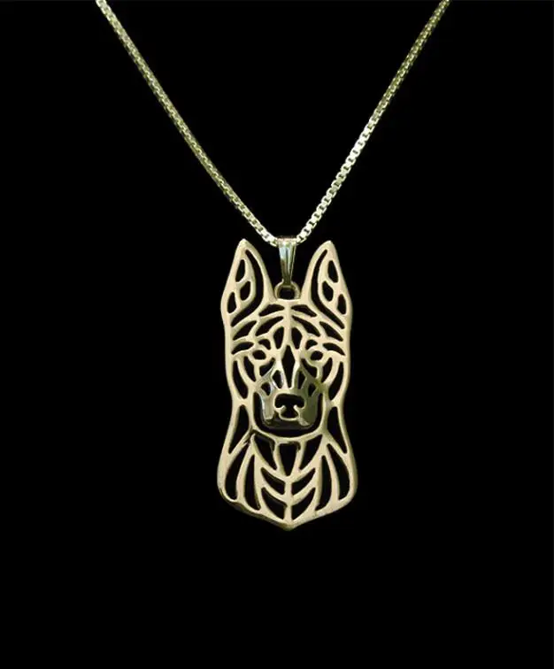 DANGGAO fashion Handmade Dutch Shepherd Pendant  women chain choker necklace jewelry Pet Lovers Christmas birthday Gift