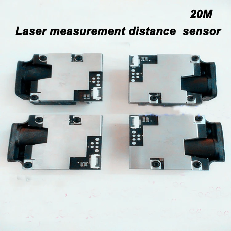 Free shipping High precision laser sensor 20M 20HZ  USB-TTL  Serial port STC microcontroller laser distance measuring sensor +-1