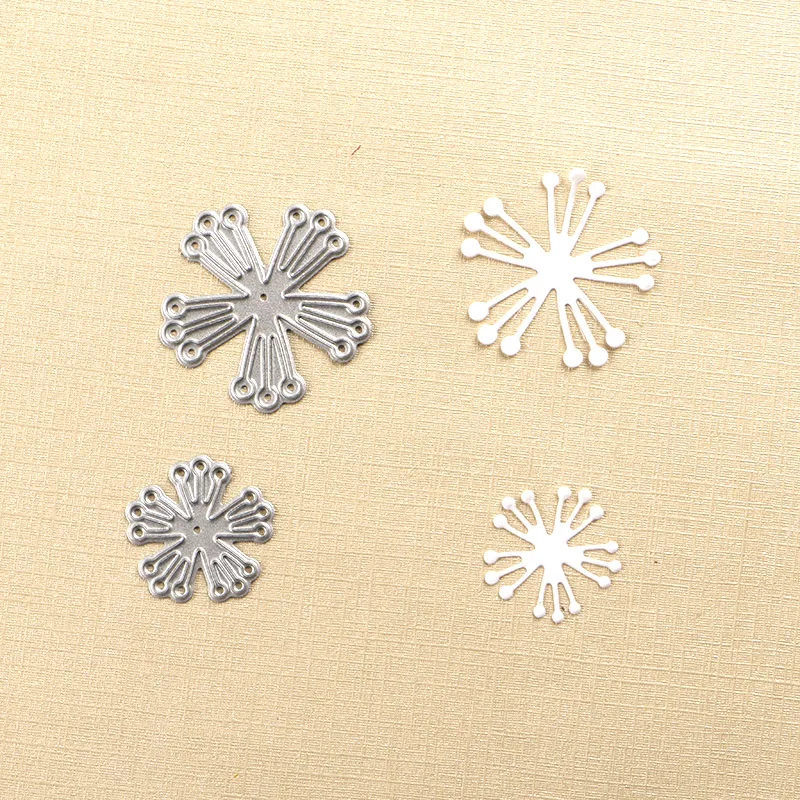 DUOFEN METAL CUTTING DIES stamens cutout lace hollow embossing stencil DIY Scrapbook Paper Album 2018 new