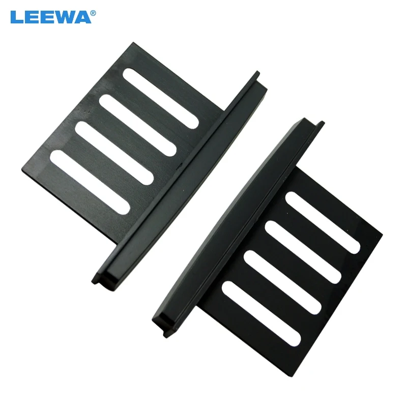 LEEWA 2DIN Car Audio Refitting DVD Frame Panel Fascia For Nissan LIVINA/Sunny (N17)Almera/Versa/Renault  #CA1479