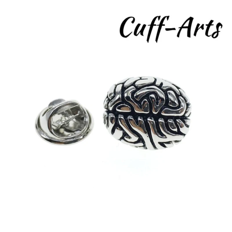 Cuffarts 2018 Fashion Brooch Brass Men Jewelry Trendy Badges Lapel Pin For Men Music Letter Animal High Quality PT002