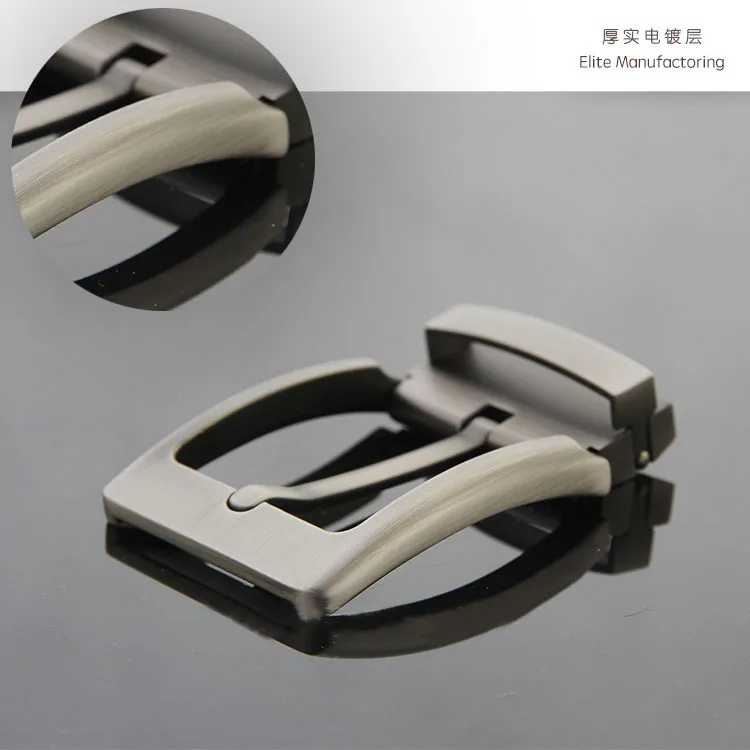 

2PCS Silver Gray Quality Pin Buckle for Mens Belt