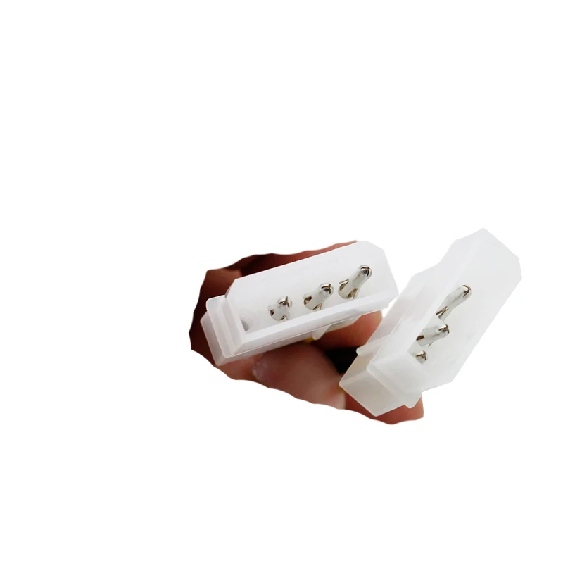 PCI Express-محول كابل طاقة ذكر إلى ثنائي LP4 IDE ، 4PINx2 إلى PCI-E 8-pin ، 16 سنتيمتر