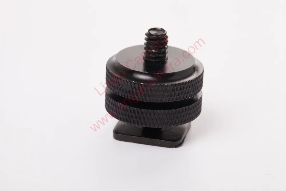 Nuovo 1/4 "-20 Treppiede Vite a Flash Hot Shoe Adattatore di Montaggio Nero