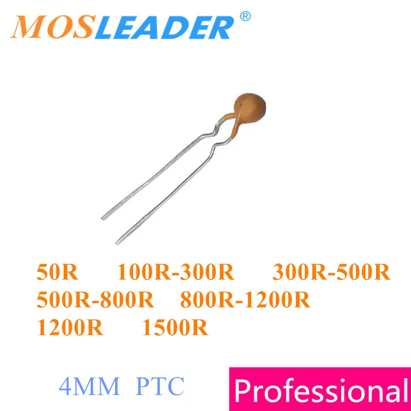 

Mosleader 1000pcs 4MM PTC MZ4 50R 100R-300R 300R-500R 500R-800R 800R-1200R 1.2KR 1200R 1.5KR 1500R Made in China