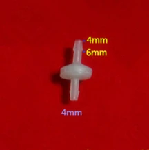 4mm plastic check valve,plastic one way valve,non-return valve