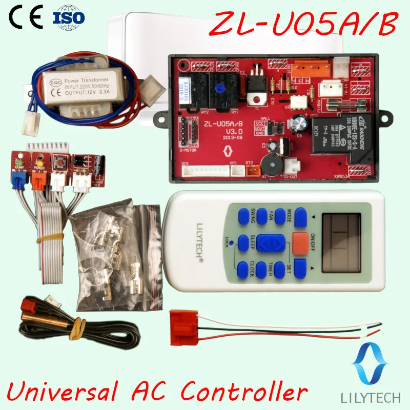 ZL-U05A/B, PG motor, Universal ac control system, Universal a/c control  system, Universal air conditioner controller, Lilytech