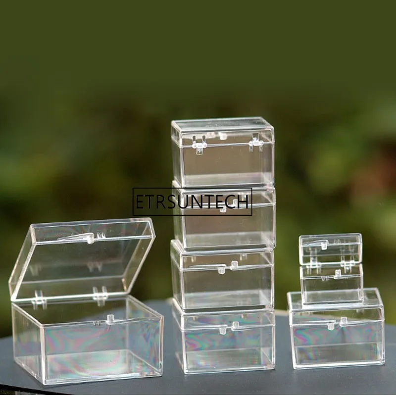 

100 шт много размеров квадратная Свадебная коробка конфет пластиковая прозрачной подарочной коробке прозрачные ящики для хранения Рождественские сувениры для детского душа
