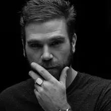 Men's Black Punk Rock Signet Ring #3