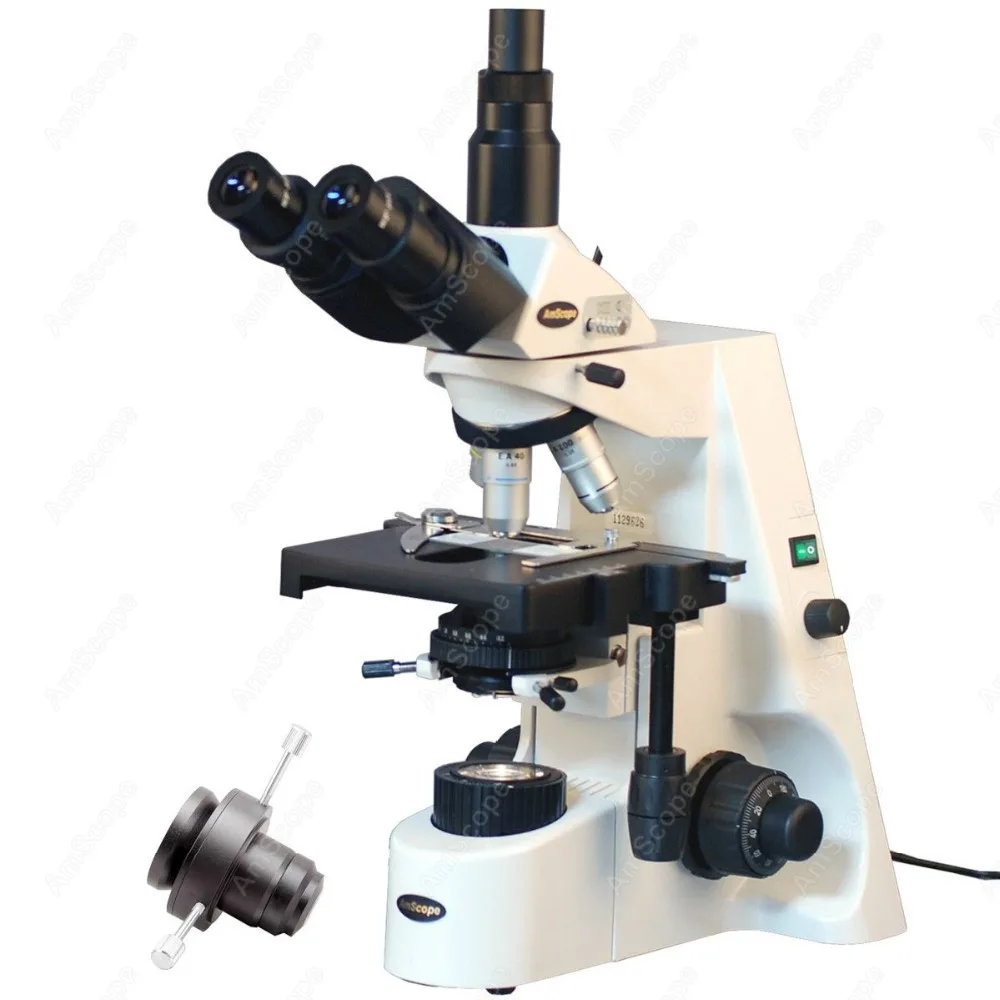 Mikroskop Darkfield-AmScope dostarcza 40X-2500X profesjonalny Plan nieskończoności Kohler Trinocular Darkfield mikroskop