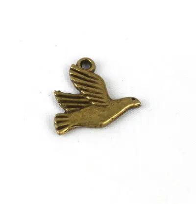 

FREE SHIPPING 600PCS Antiqued Bronze Dove Charm A11071B