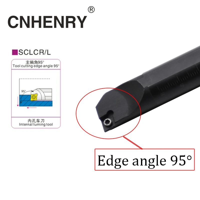 S08K-SCLCR06 Lather เครื่องมือ 95 องศาเครื่องมือหมุนภายใน Boring Bar เครื่องมือ Lather สําหรับ CCMT 060204 /08