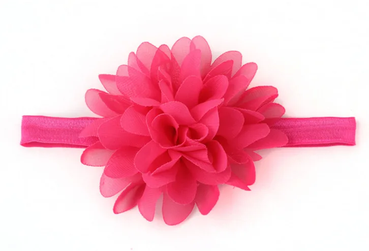 Fashion Hot Sale Baby Girl Elastic Hairband Children Hair Wear For Kids Head Band Flower Headband Baby Hair Accessories