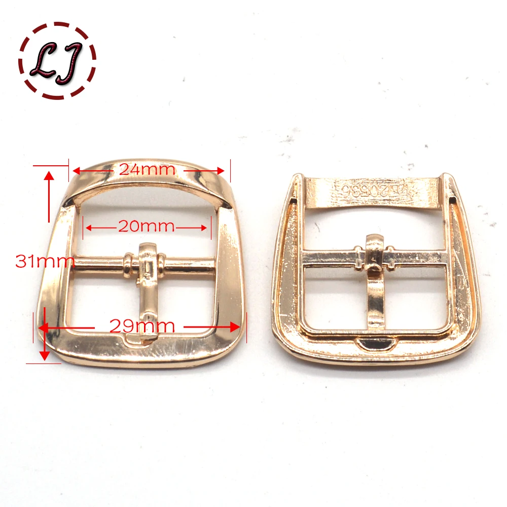 High quality 10pcs/lot 20mm gold silver bronze black Square alloy metal shoes bags Belt Buckles DIY sew accessory