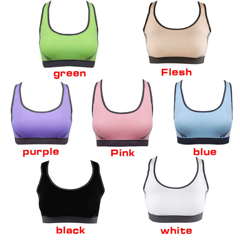 

Women Sport Bra Running Wireless Apparel Workout Tank Top Push-up Seamless Cross Yoga Breathable Gym Bra Sujetador Deportivos