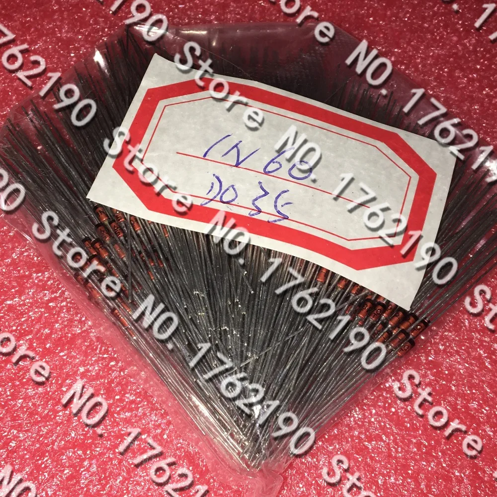 

500PCS/LOT 1N60 IN60P 1N60P DO-35 new line detection diode