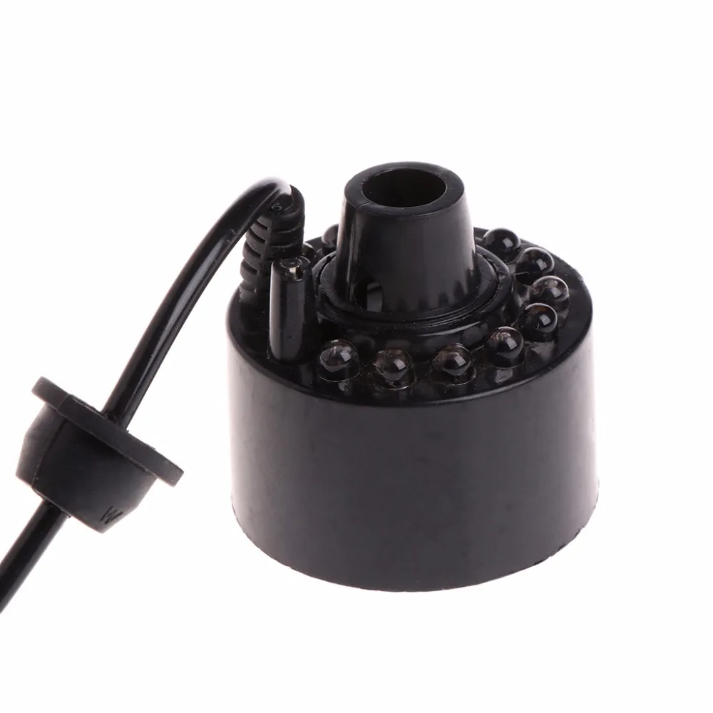 12 LED light Ultrasonic Mist Maker Fogger Water Fountain Pond Indoor Outdoor Aquarium Fish Tank Supplies