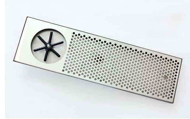 ステンレス鋼ガラスリンサードリップトレイ/バーガラス蒸しピッチャーライナー/コーヒーアクセサリーミルクピッチャーリンサー商用使用