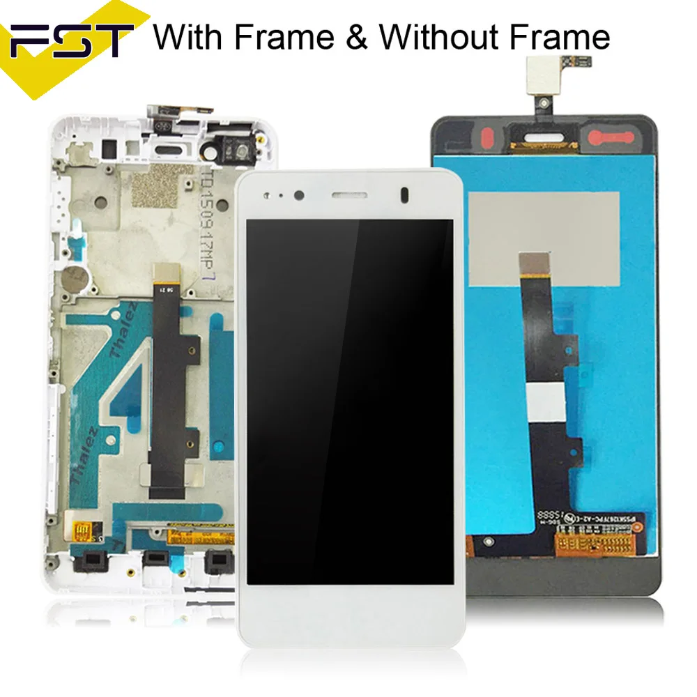 For BQ Aquaris A4.5 LCD Display+Touch Screen Glass Panel Digitizer Assembly With Frame For BQ Aquaris M4.5 LCD Pantalla Tactil