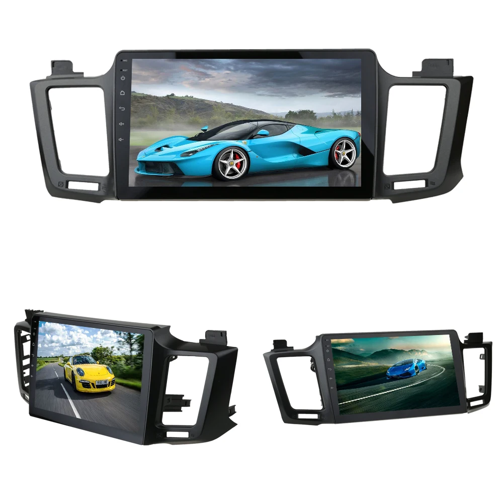 Sinosmart Car GPS Navigation Radio for Toyota RAV4 RAV 4 2013-2019 Support OEM Reverse Camera JBL  8 Core,DSP QLED Screen