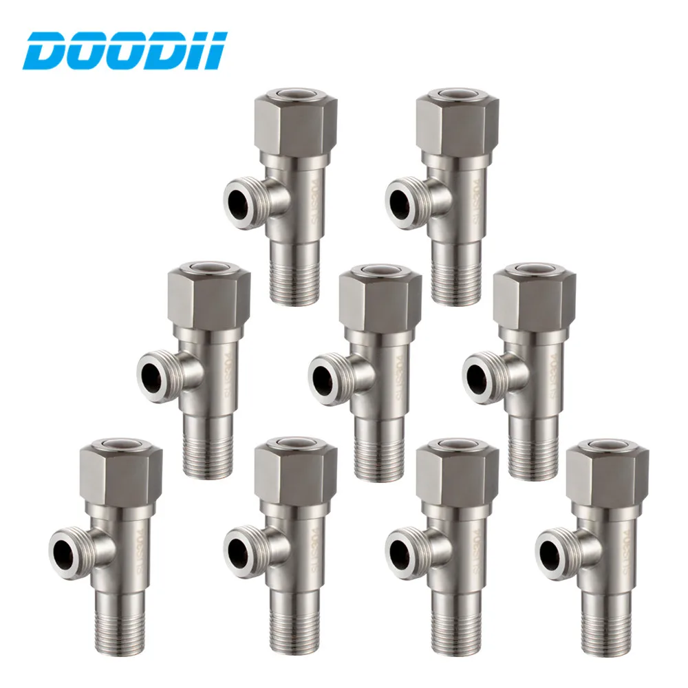 

Doodii Bathroom Hardware Accessories two-way Angle Valve Toilet Bidet Shattaf Diverter Equal Joint Filling Valve adapter