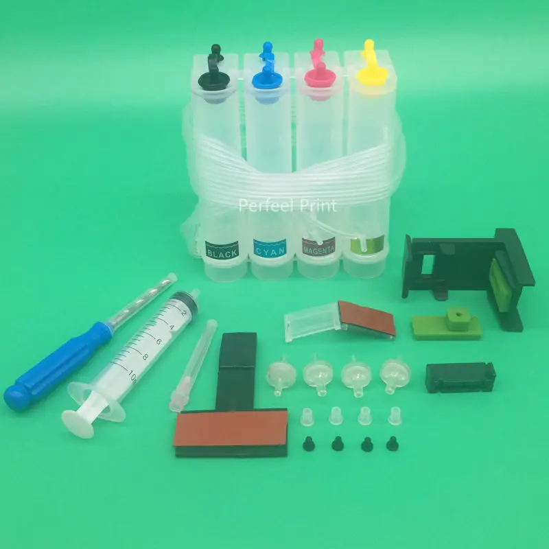 Worldwide Using CISS Kits 4 Colors CISS Ink Tank With Full Accessories For HP 21 22 60 61 56 57 74 75 901 121 300 122 301