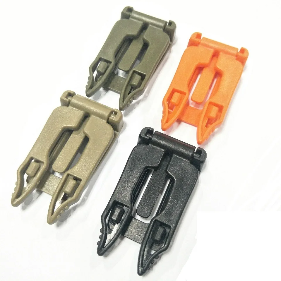 1pcs Carabiner Clip Buckles Outdoor Survival EDC Multi Tool Molle Strap Backpack Bag Webbing Connecting Buckle Clip Camping Gear