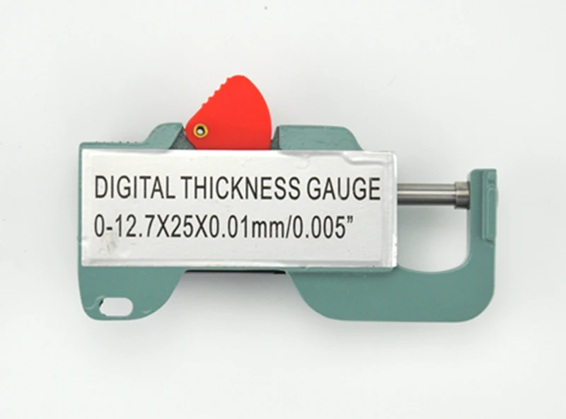 Precise 0.01mm Mini Digital Thickness Gauge Meter 10mm Metal Horizontal Electronic Micrometer Thickness Measurement Tester