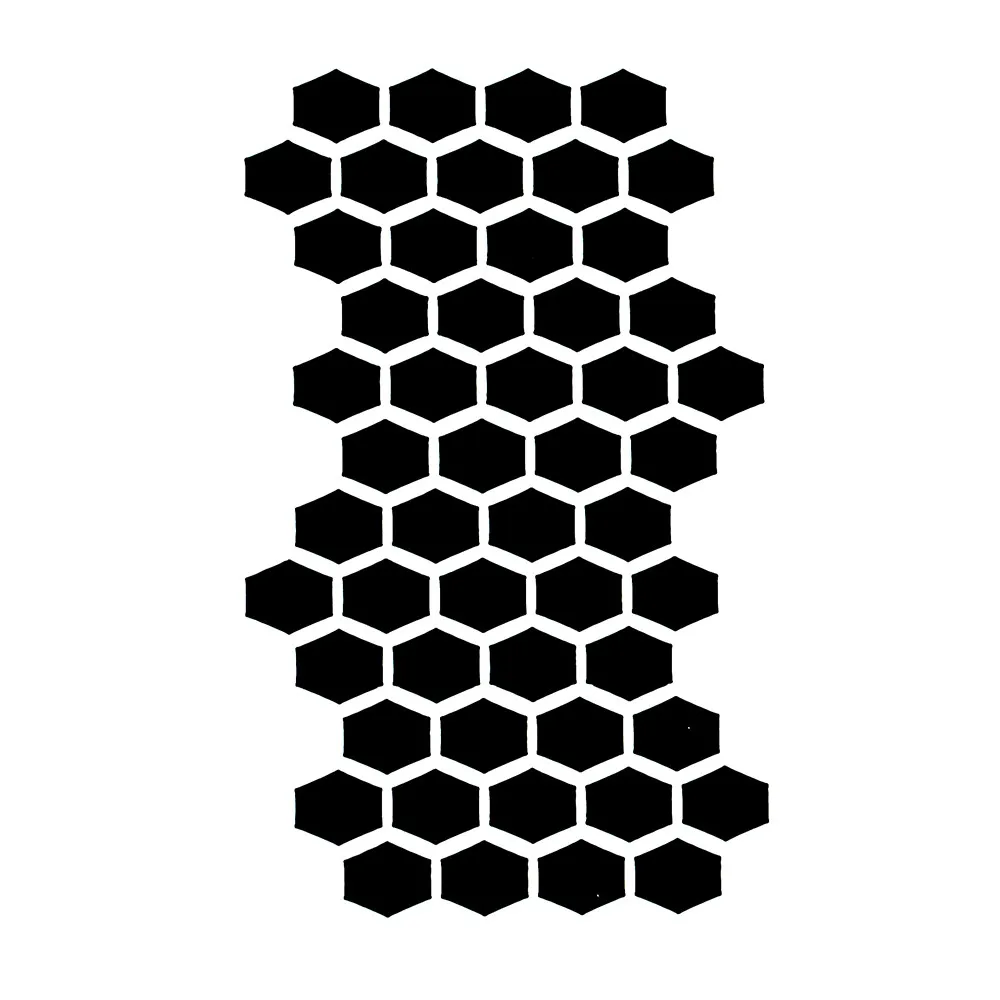 1PC Honeycomb Shape Reusable Stencil Airbrush Painting Art DIY Home Decor Scrapbooking Album Craft